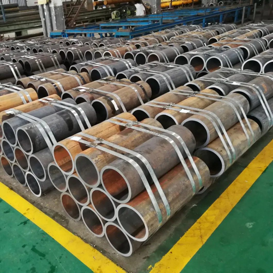 E355 E470 E410 Cold Drawn Seamless Ready to Honed Carbon Steel Tube for Hydraulic Cylinder