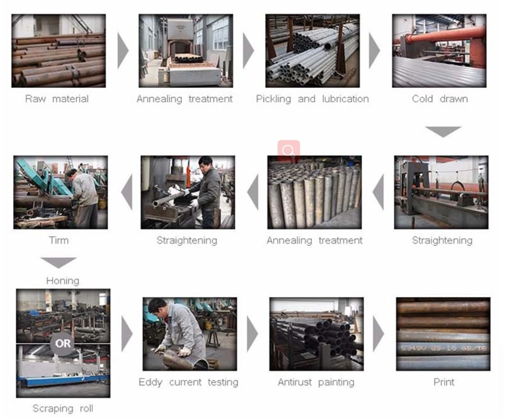 St52 Bk+S Cold Drawn Seamless Ready to Honed Tube Internal Tolerance for Standard Hone Hydraulic Cylinder Tube Stock